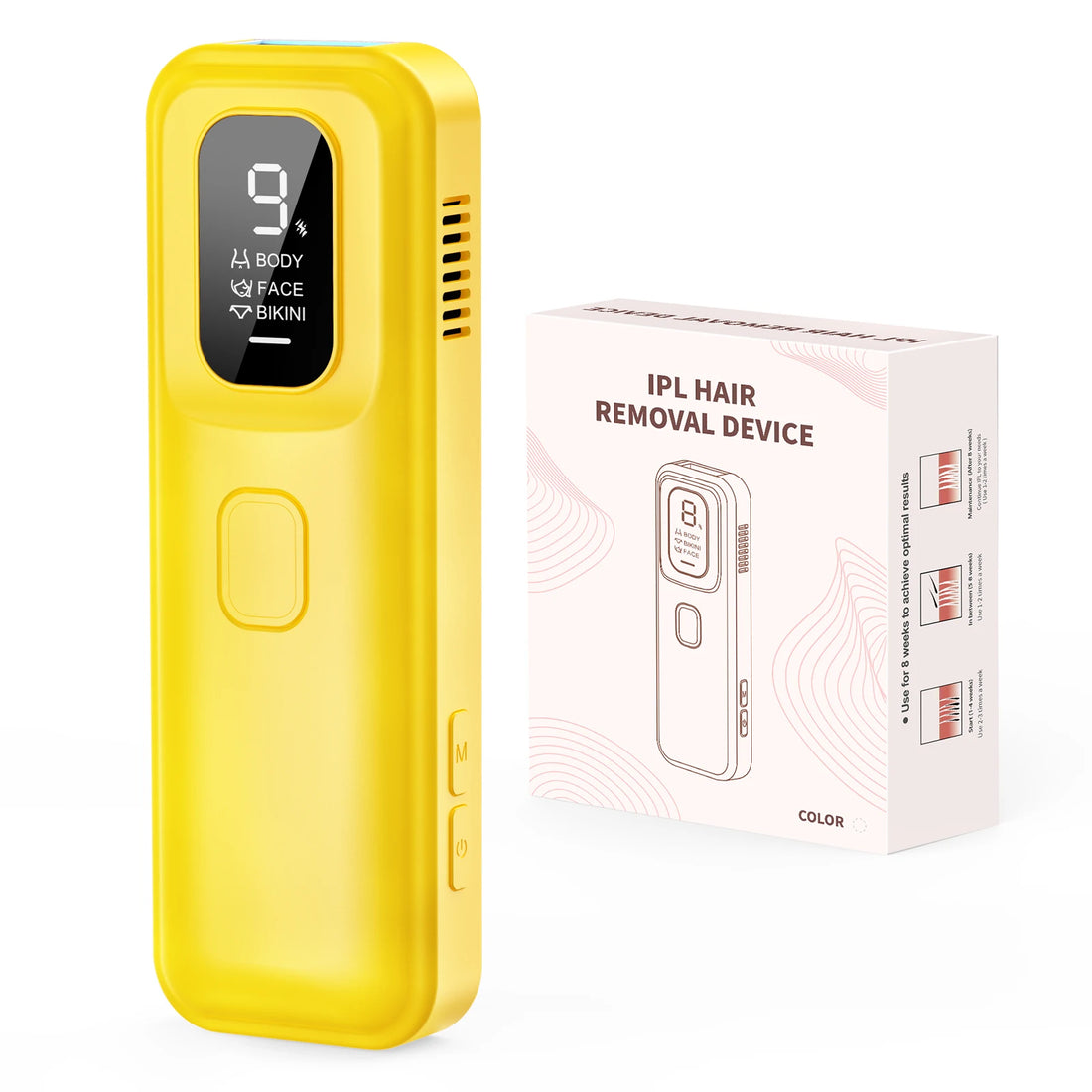 IPL Hair Removal Device Ice-Cooling 3 in 1 Painless 16J Photoepilator Permanent Whole Body Home Treament for Men and Women
