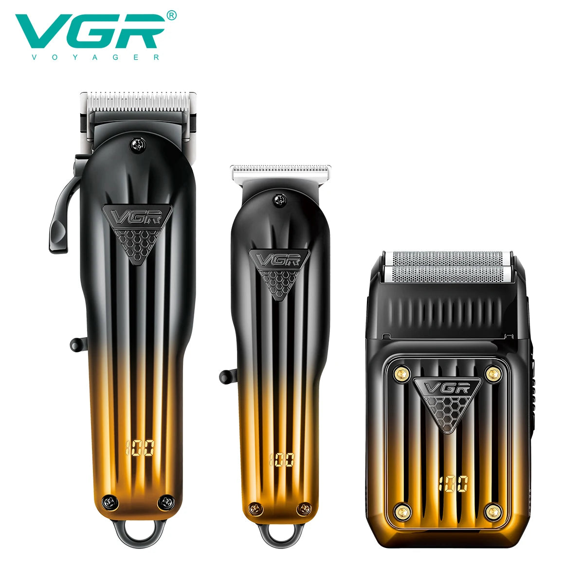 644 Gradient Hair Cutting Combination Electric Shaver Rechargeable Professional Men'S Hair Clipper Carving Electric Pusher