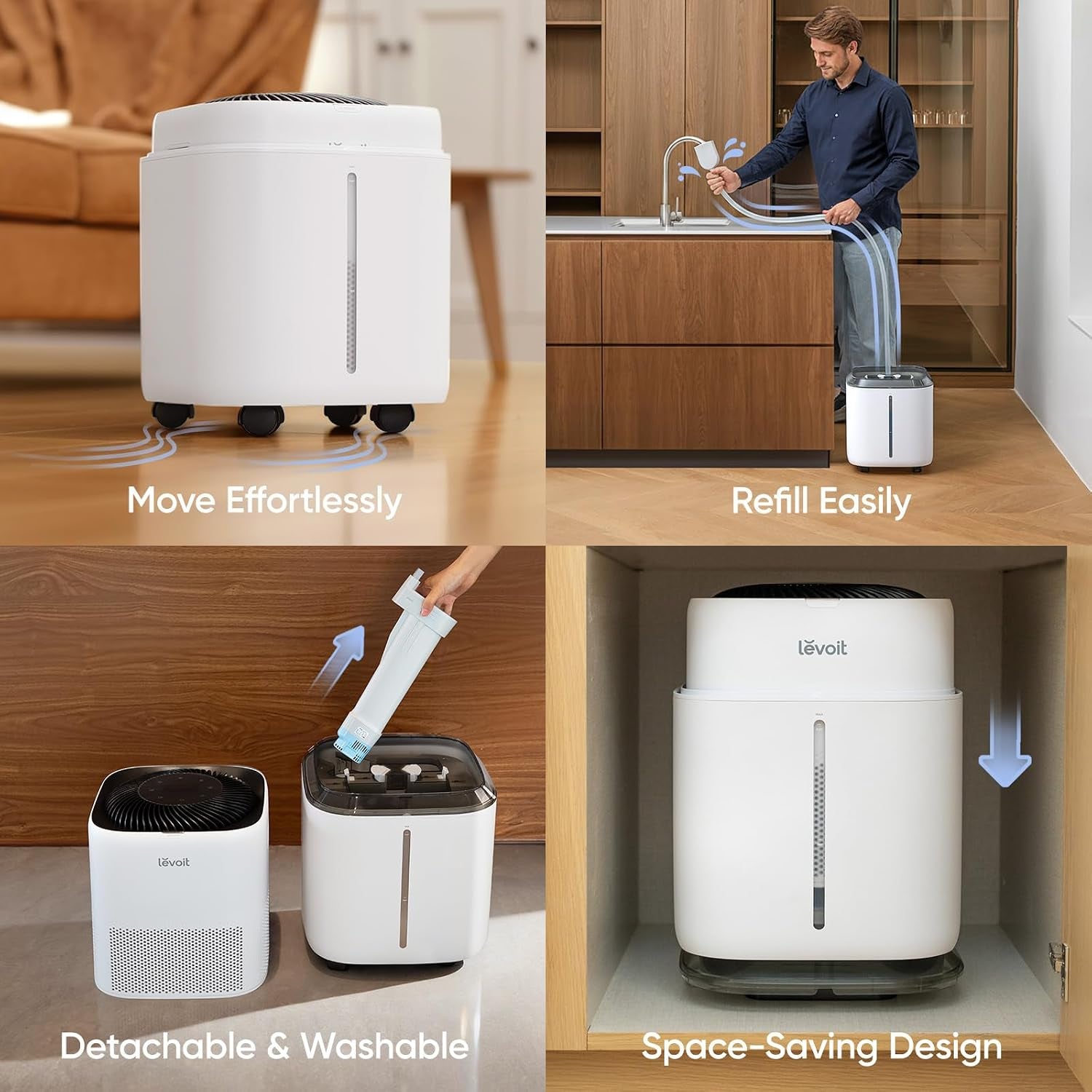 Evaporative Humidifiers for Home Whole House, 22.7L Superior 6000S