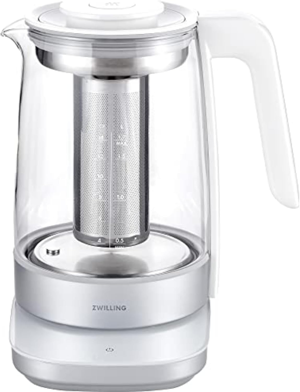 Enfinigy Cool Touch Electric Kettle, 1-Liter Cordless Hot Water & Tea Kettle, Fast Boil, Double-Walled Stainless Steel, Black
