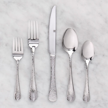 Chicago Hammered Flatware Set 60-Piece 100470903 1306020