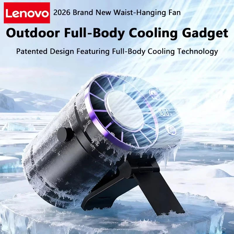 Waist Fan Portable Air Conditioner Personal Cooling Clip on Fan for Outdoor Sports Travel Office Workers Summer Gift