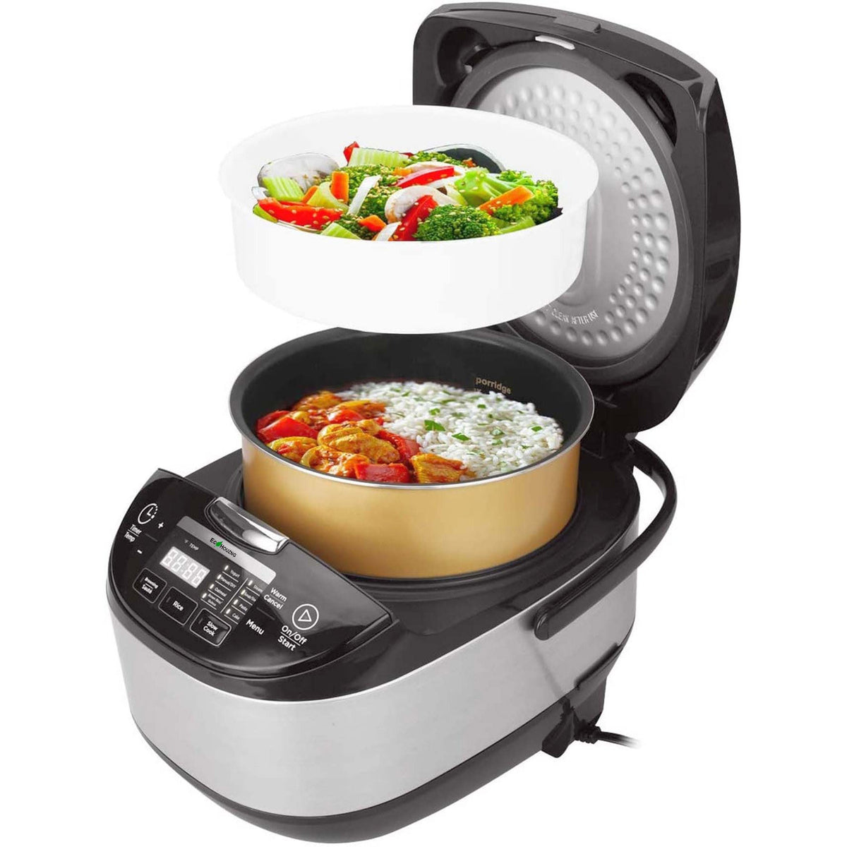 Ecohouzng 10 Cup Multifunctional Rice Cooker