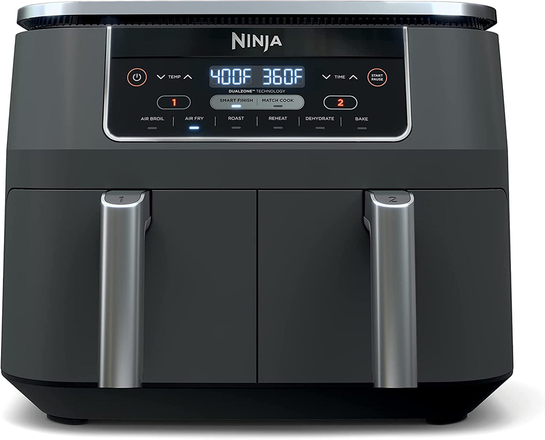 Foodi Air Fryer, 8 Qt/7.6L Dualzone, 6-In-1, Grey, DZ201C