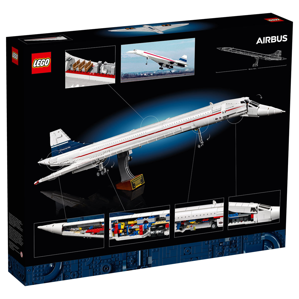 LEGO Icons Concorde Plane 10318 2083-Piece Set