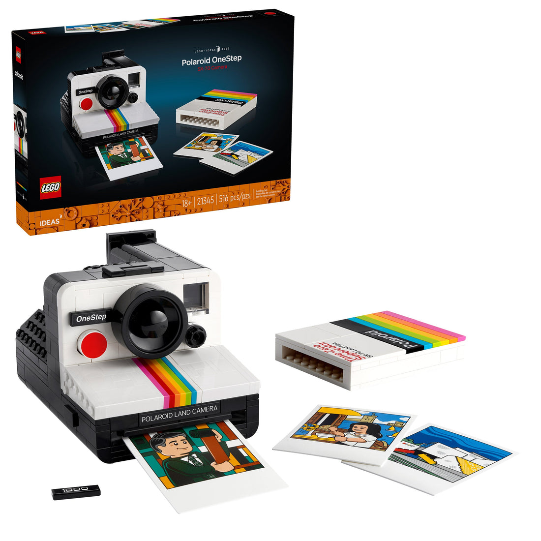 LEGO Ideas Polaroid OneStep SX-70 Camera 21345