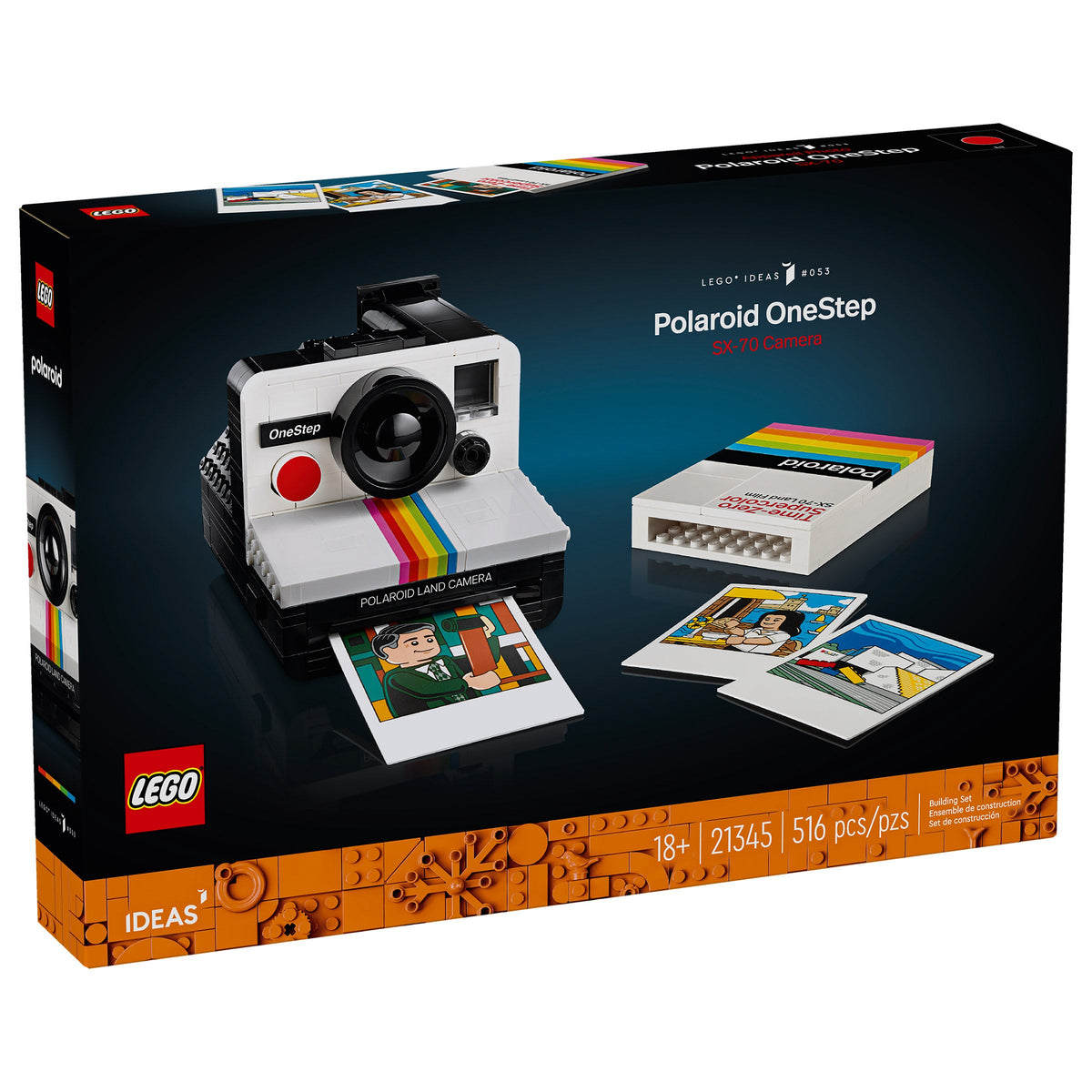 LEGO Ideas Polaroid OneStep SX-70 Camera 21345