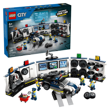 LEGO City Custom Police Car Garage 60457