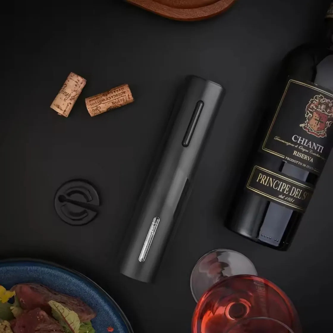 Electric Wine Bottle Opener Automatic Red Wine Corkscrew Wine Opener Wine Tools Kitchen Products Performance Plastic