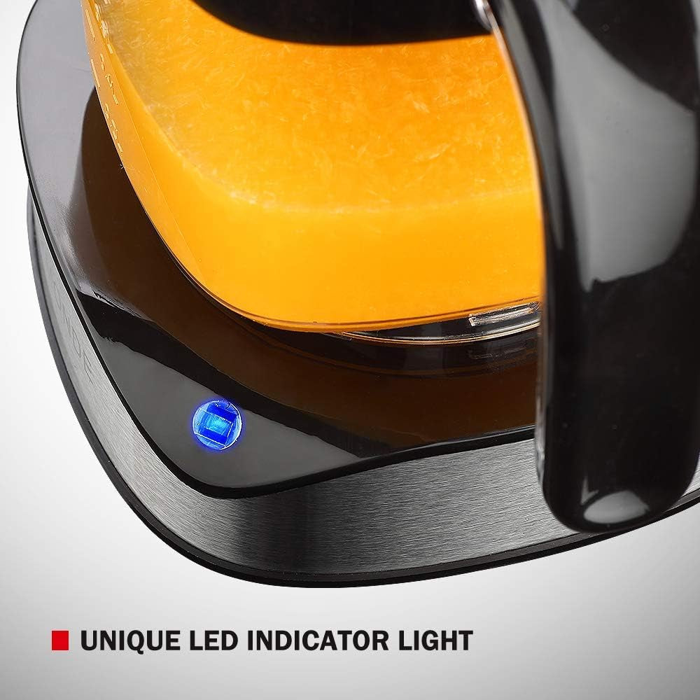 Electric Citrus Juicer 1.2L Large Volume, Orange Juicer with Powerful Motor and LED Working Lamp, Electric Lemon Squeezer for Orange Lemon Lime Grapefruit