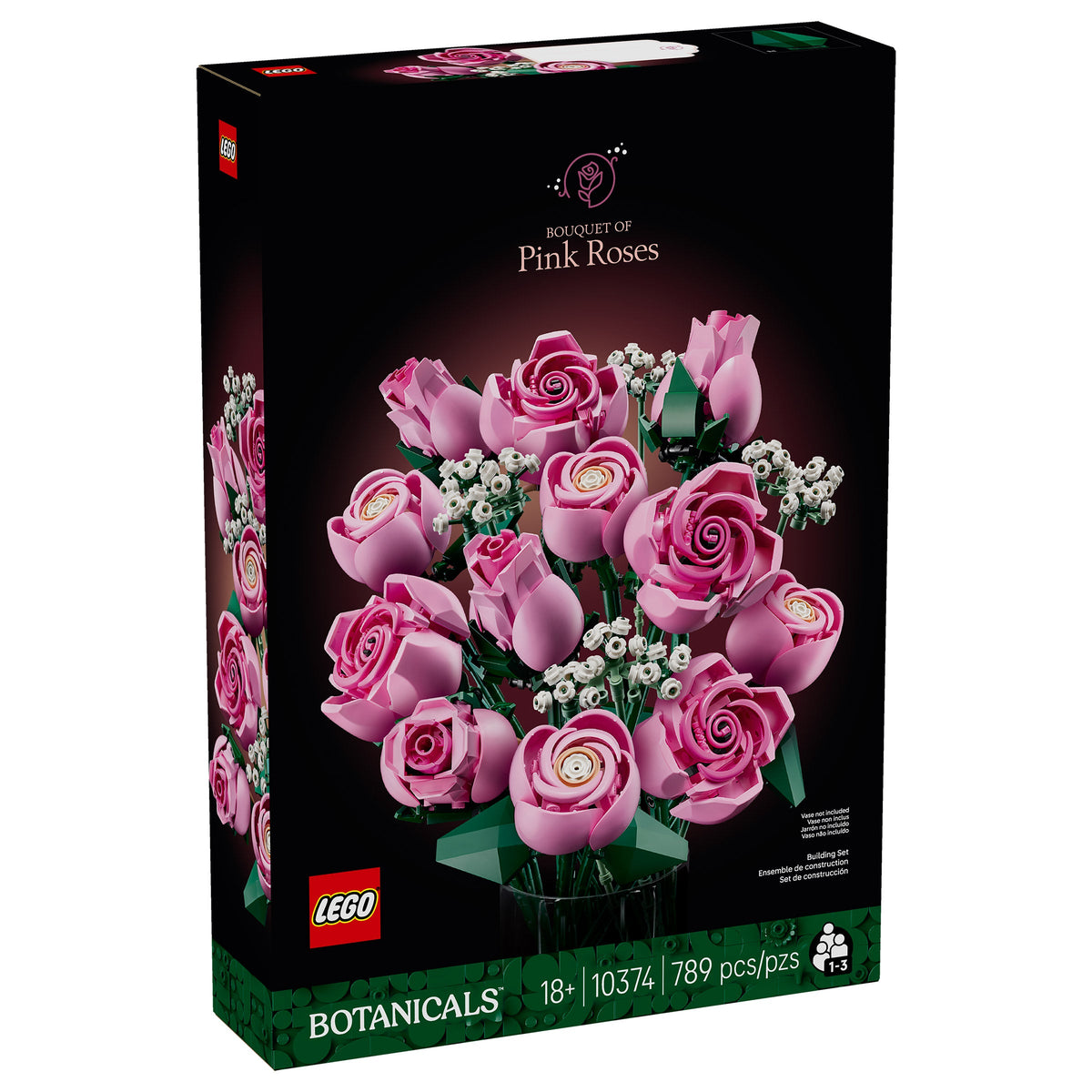 LEGO Botanicals Bouquet of Pink Roses 10374