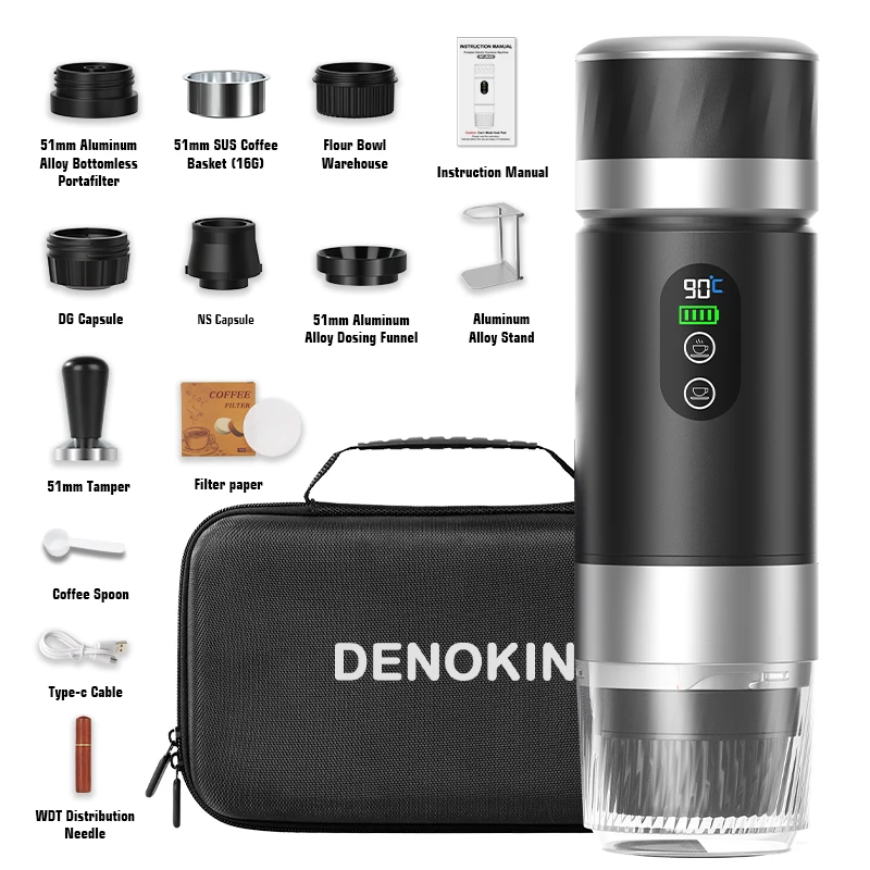 Digital Portable Espresso Machine Set