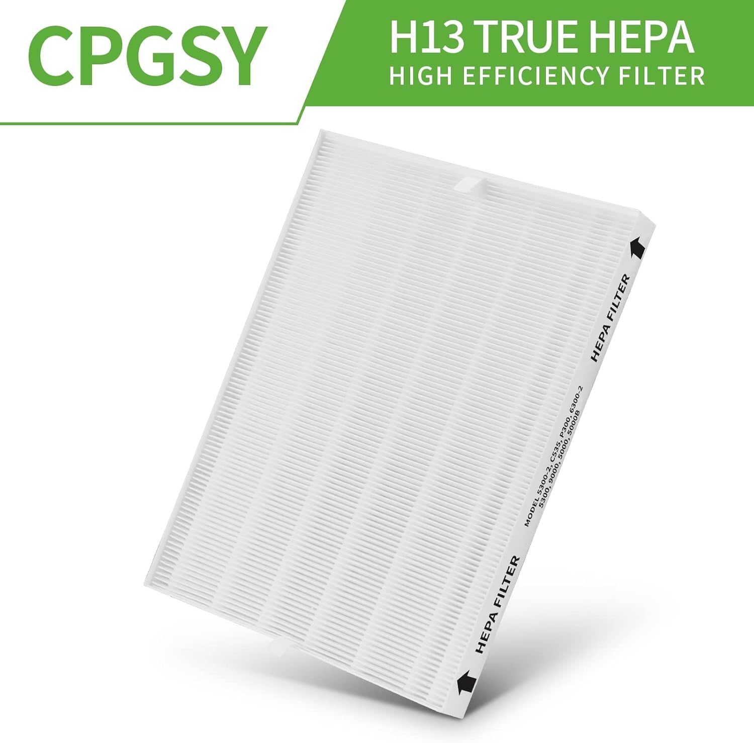 115115 Size 21 Replacement Filter a for Winix Purifier C535 5300 6300 5300-2 6300-2 P300 Plasmawave (White, 3Hepa+9Pre-Filter)