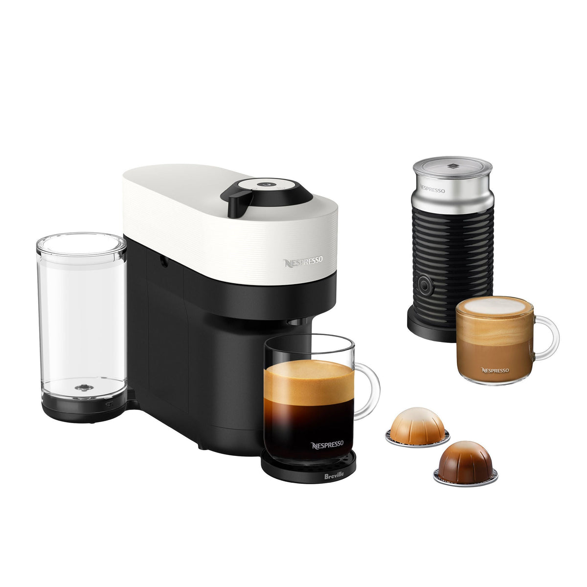 Nespresso Vertuo Pop+ Coffee Machine with Aeroccino