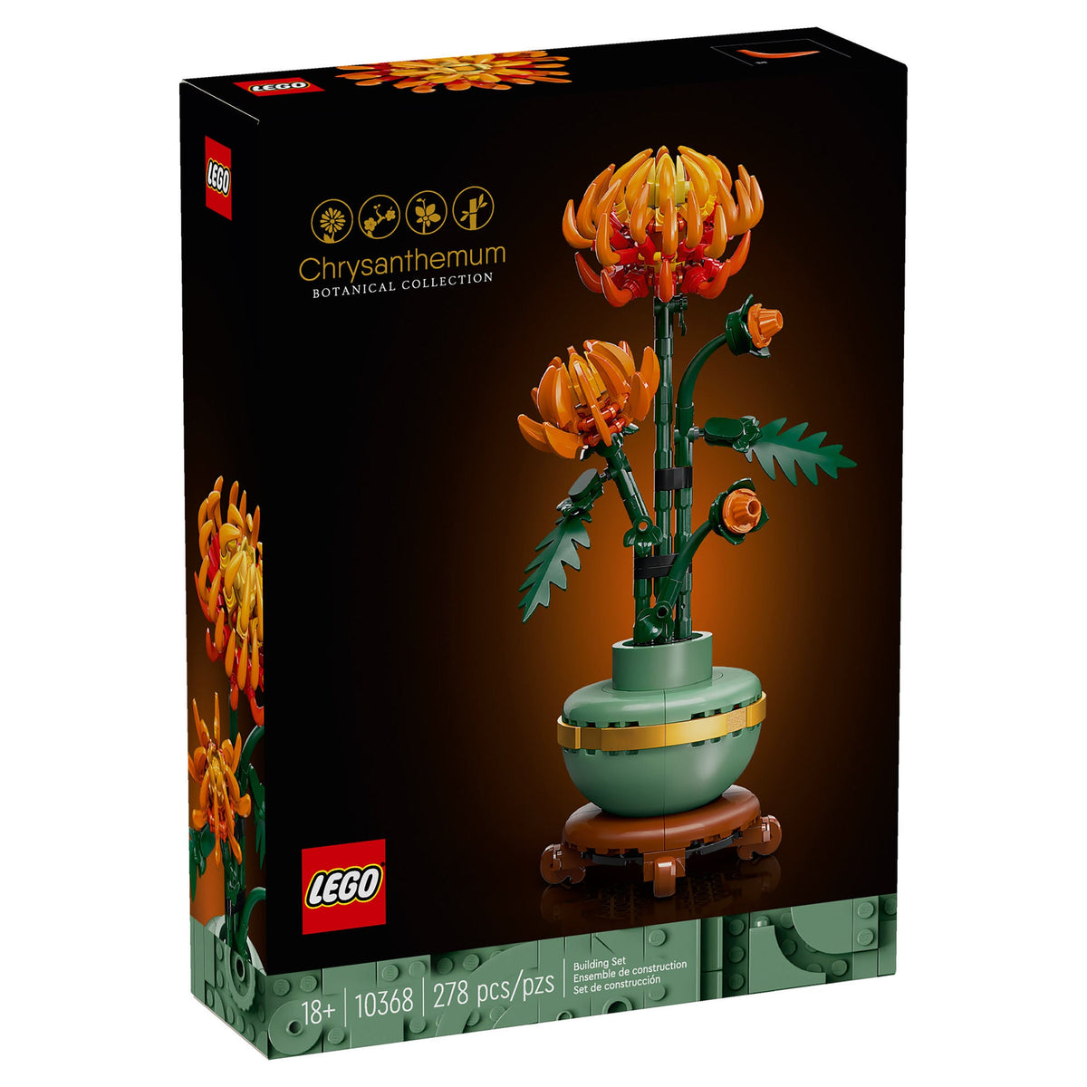 LEGO Icons Chrysanthemum Flower Décor Building Set 10368