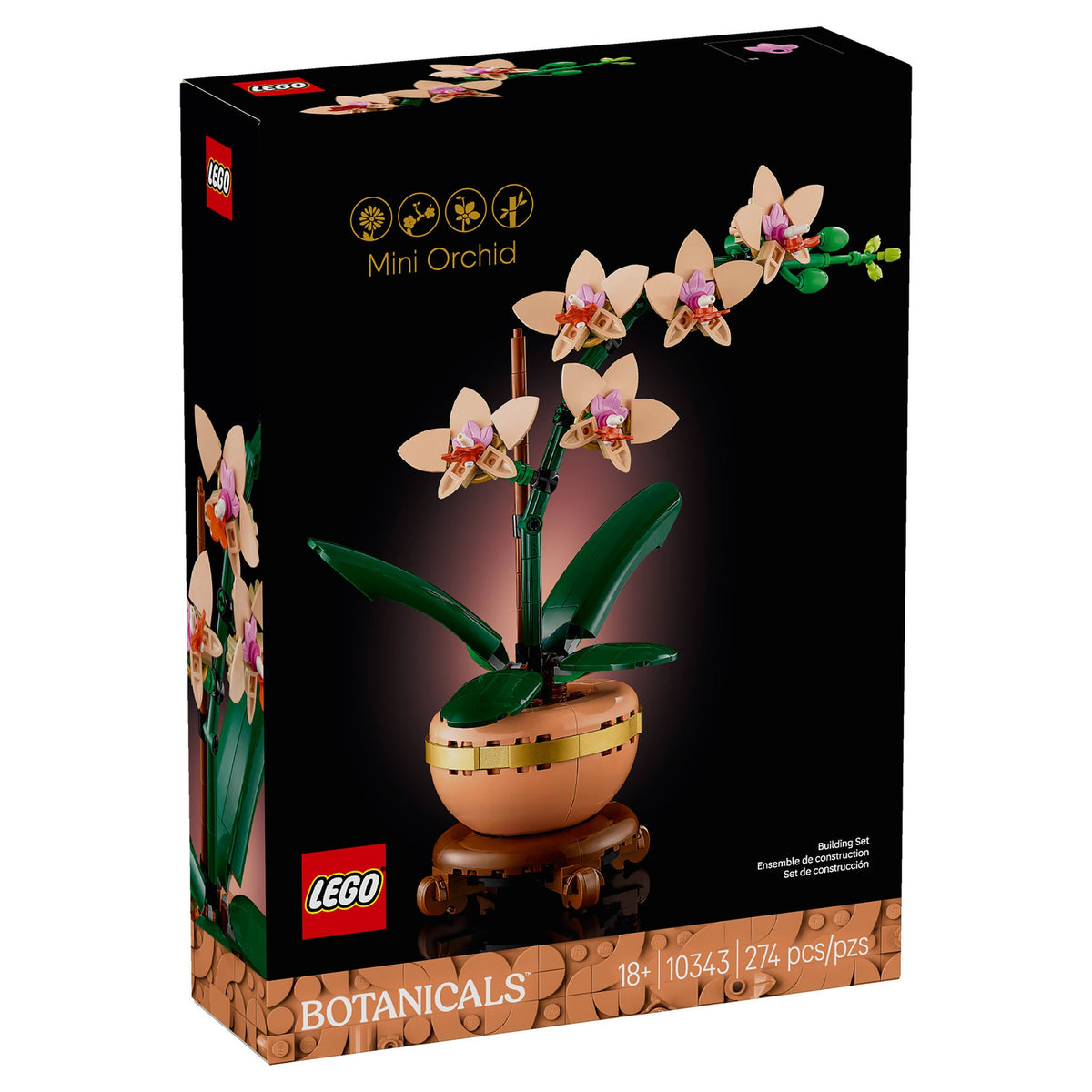 LEGO Botanicals Mini Orchid Building Set 10343