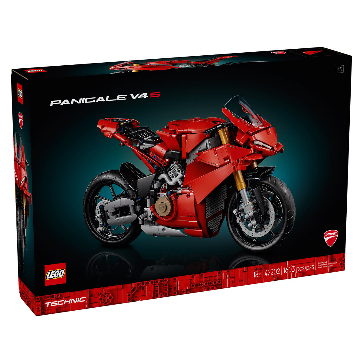 LEGO Technic Ducati Panigale V4 S Motorcycle 42202