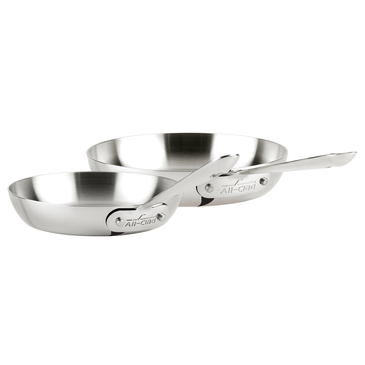 All-Clad D3 Stainless Steel Skillet Set 2-Piece 1858915