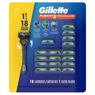 Gillette Fusion5 Proglide Razor with 18 Cartridges 1896366