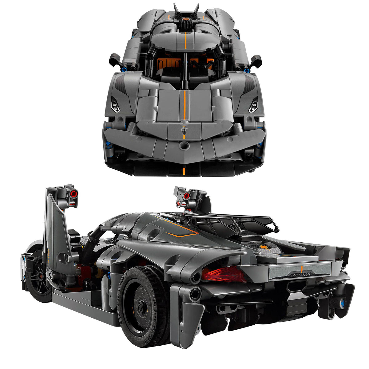 LEGO Technic Koenigsegg Jesko Absolut Grey Hypercar 42173
