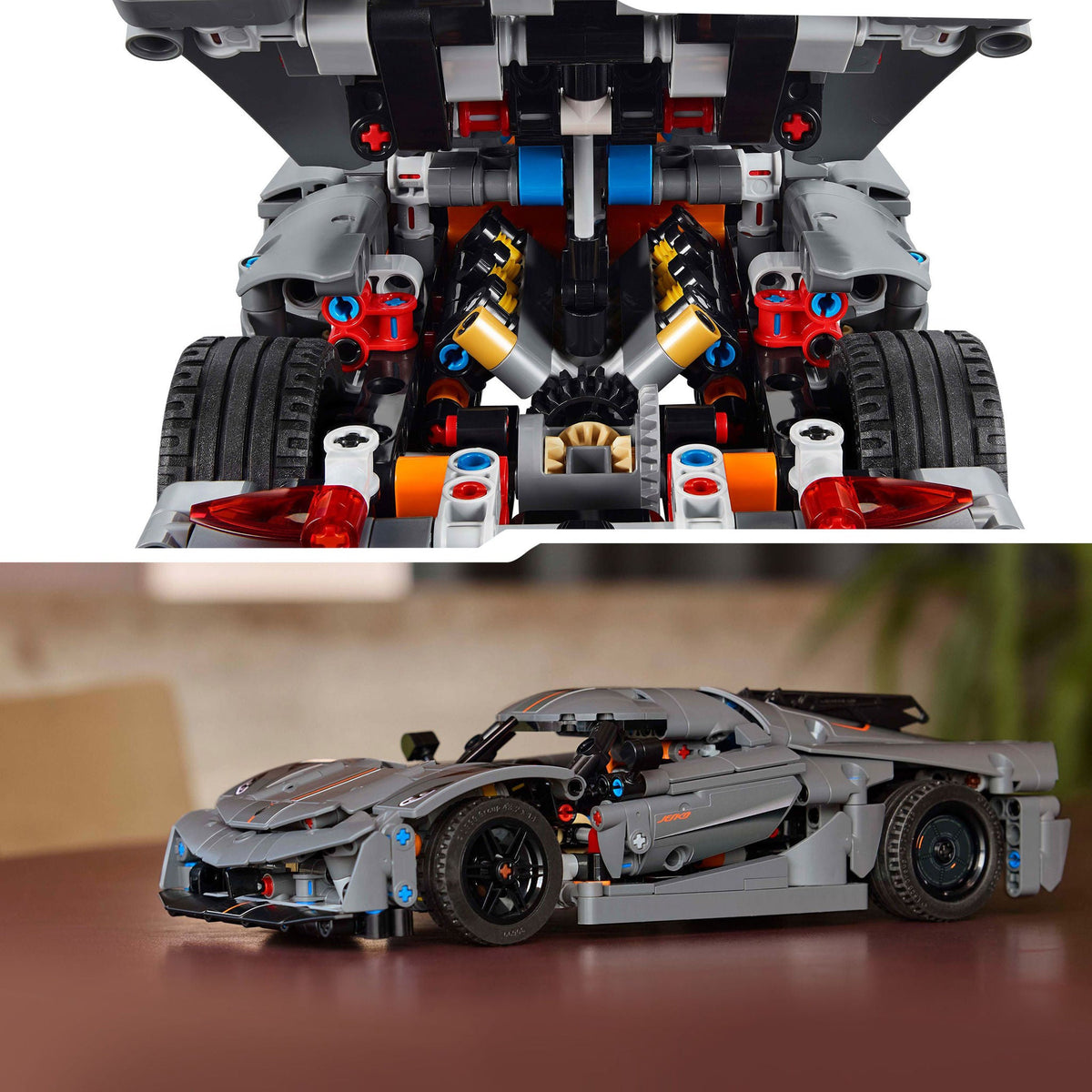 LEGO Technic Koenigsegg Jesko Absolut Grey Hypercar 42173