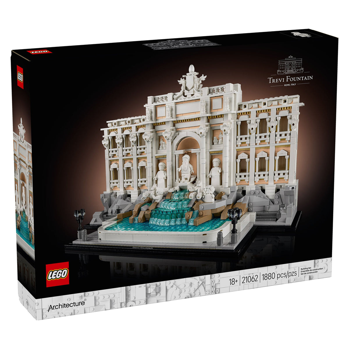 LEGO Architecture Trevi Fountain 21062 1880-Piece Set