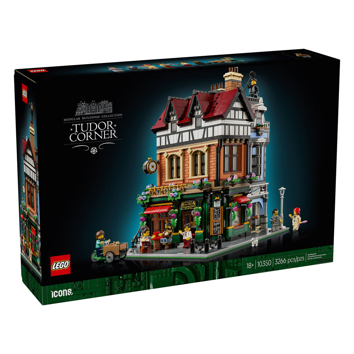 LEGO Icons Tudor Corner Building Kit 10350 3266-Piece