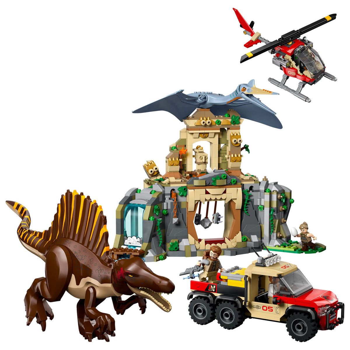 LEGO Jurassic World Spinosaurus & Quetzalcoatlus Air Mission 76976
