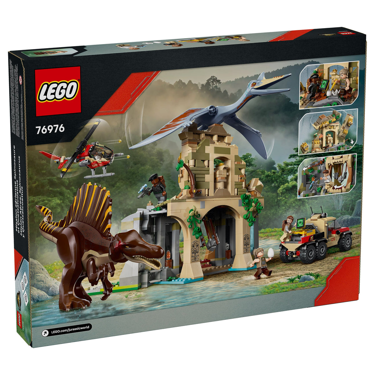 LEGO Jurassic World Spinosaurus & Quetzalcoatlus Air Mission 76976