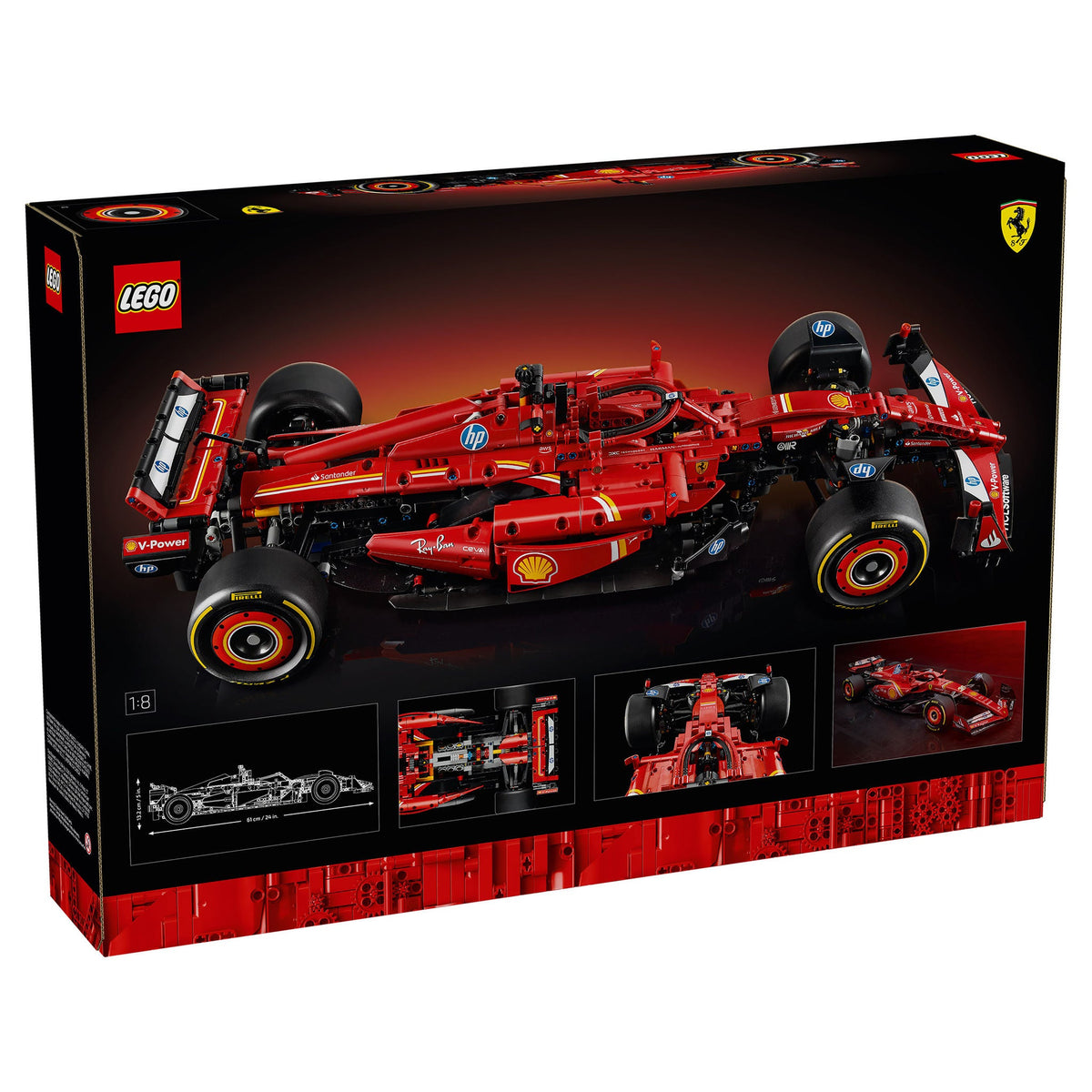 LEGO Technic Ferrari SF-24 F1 Car Model Kit 42207 1361-Piece