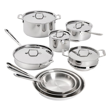 All-Clad D3 Stainless Steel Cookware Set 13-Piece 4000391502 1951572