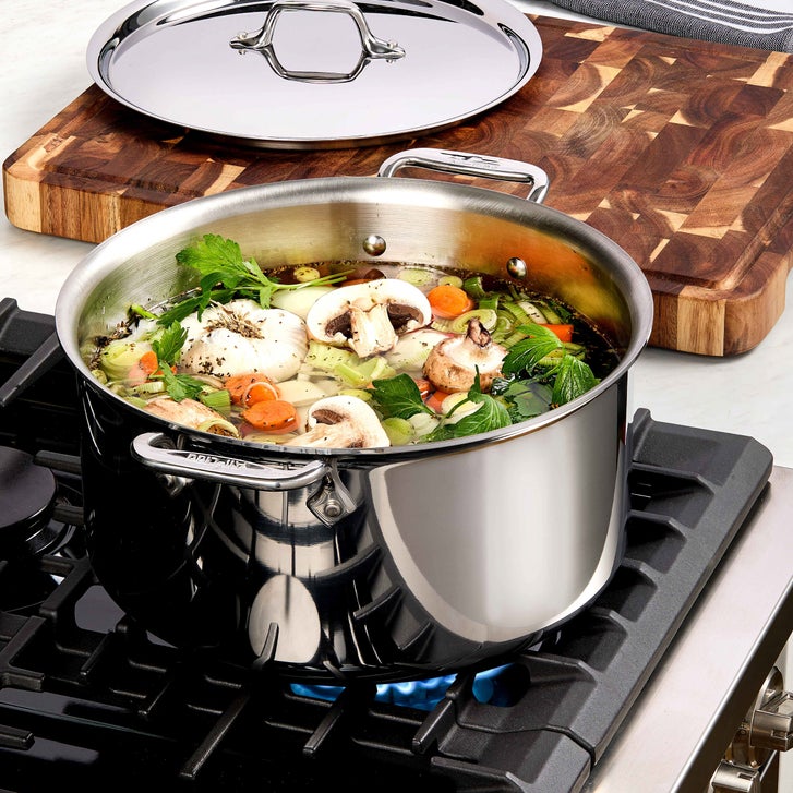 All-Clad D3 Stainless Steel Cookware Set 13-Piece 4000391502 1951572