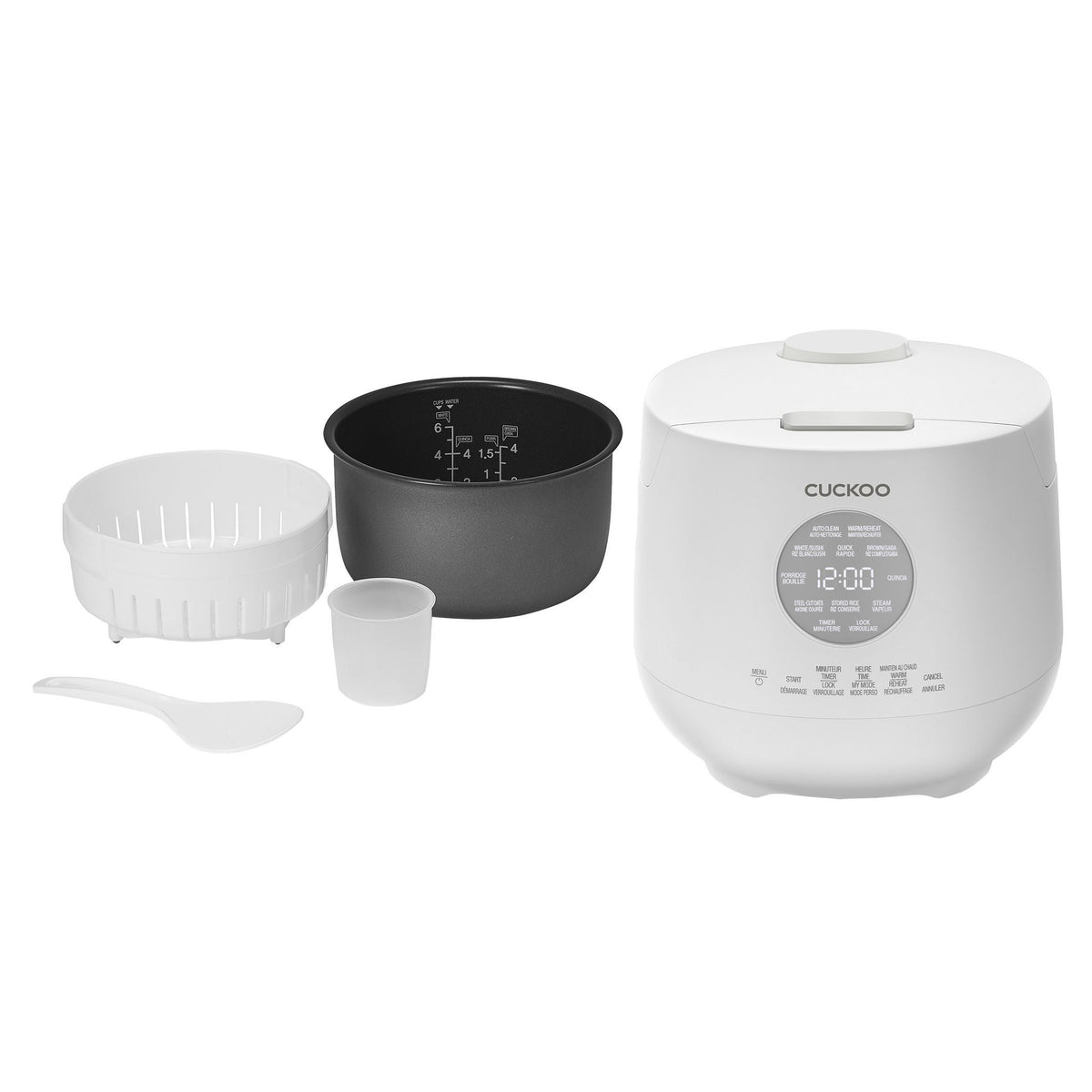CUCKOO 6 Cup Multifunctional Micom Rice Cooker and Warmer