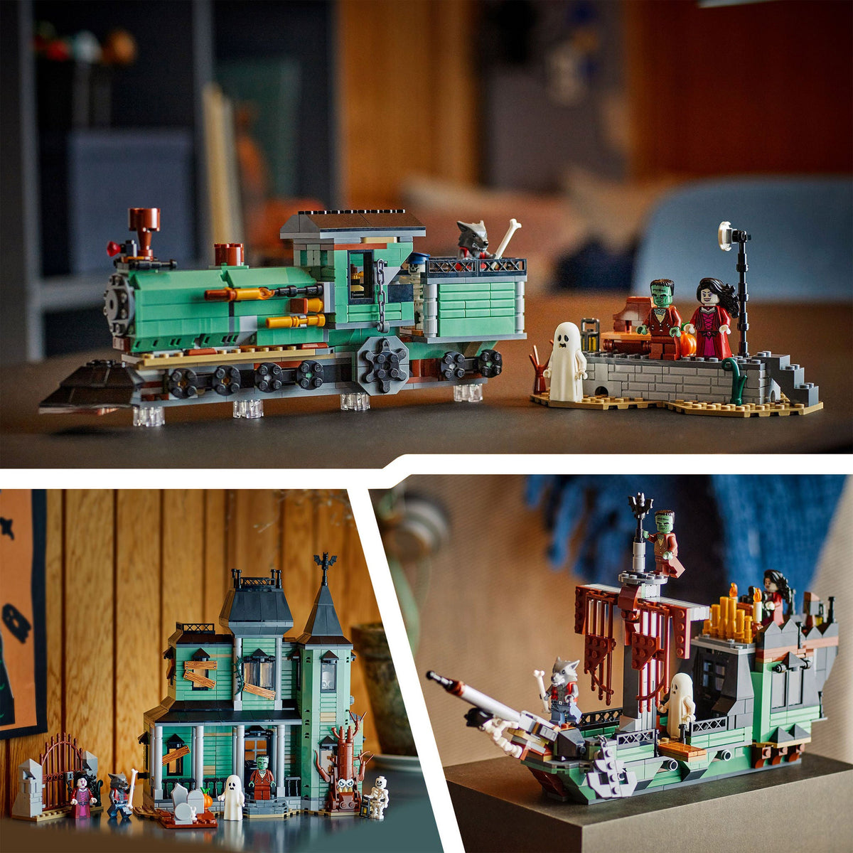LEGO Creator 3 in 1 Haunted Mansion 31167 736-Piece Set