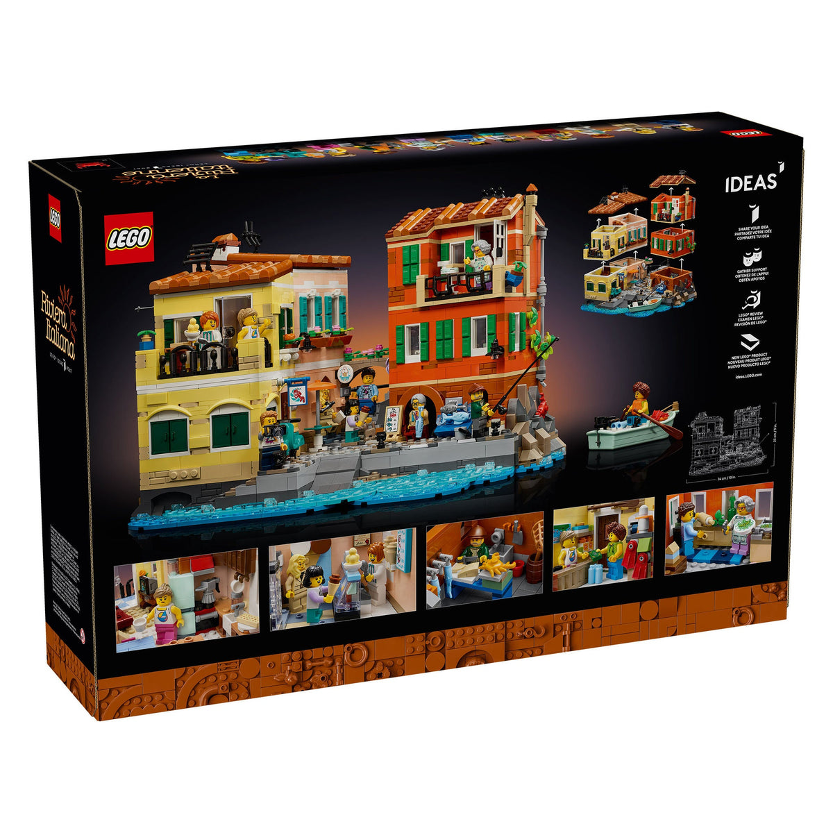 LEGO Ideas Italian Riviera Building Set 21359 3251-Piece