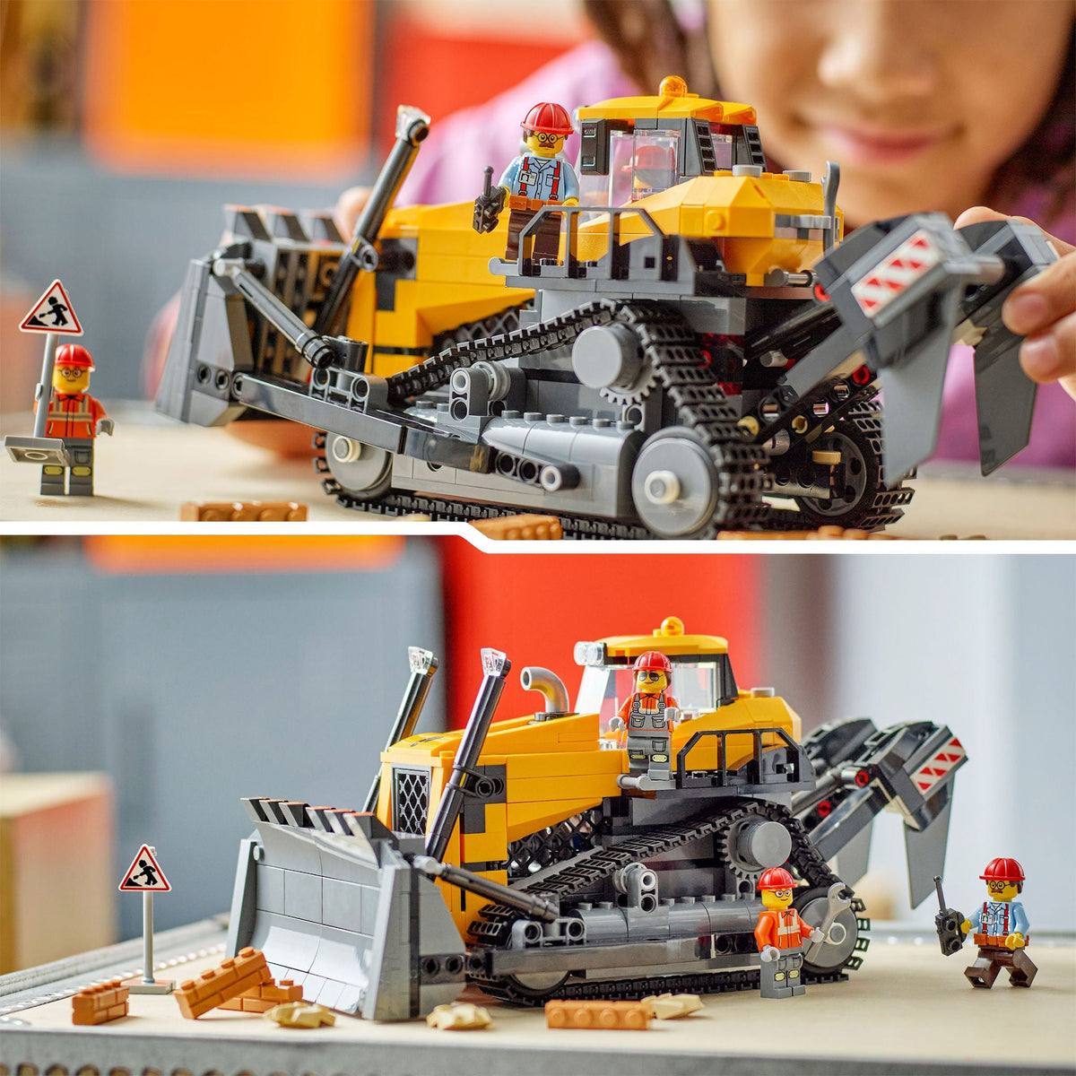 LEGO City Yellow Bulldozer Construction Site 60466