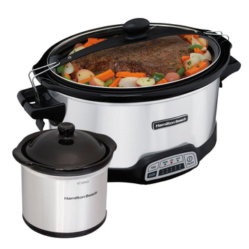Hamilton Beach Stay or Go Programmable Slow Cooker 6.62 L