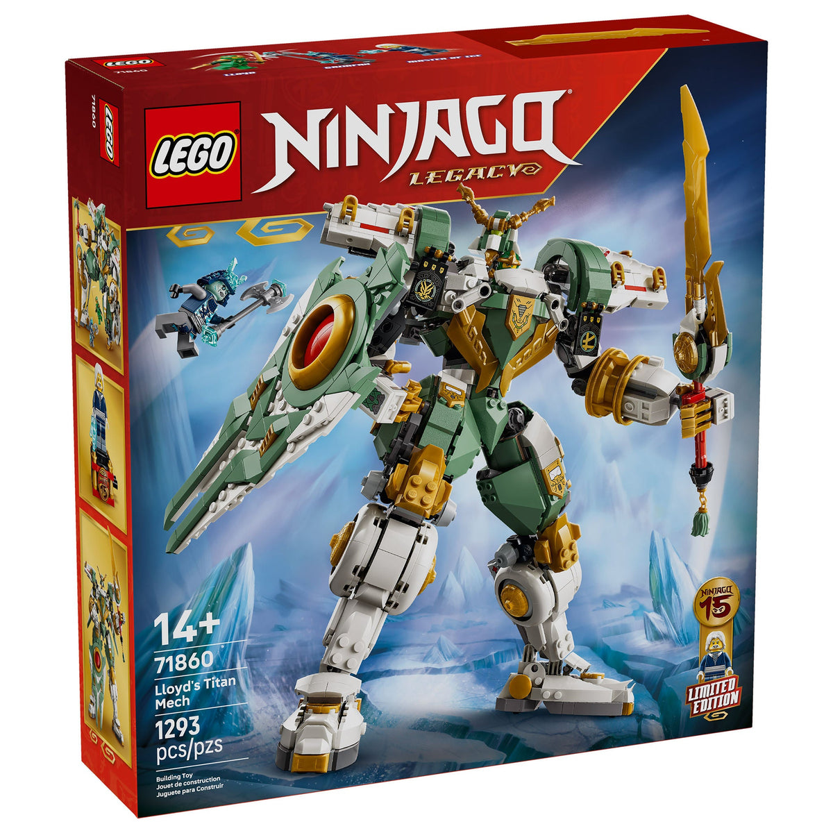 LEGO NINJAGO Lloyd's Titan Mech 15th Anniversary 71860
