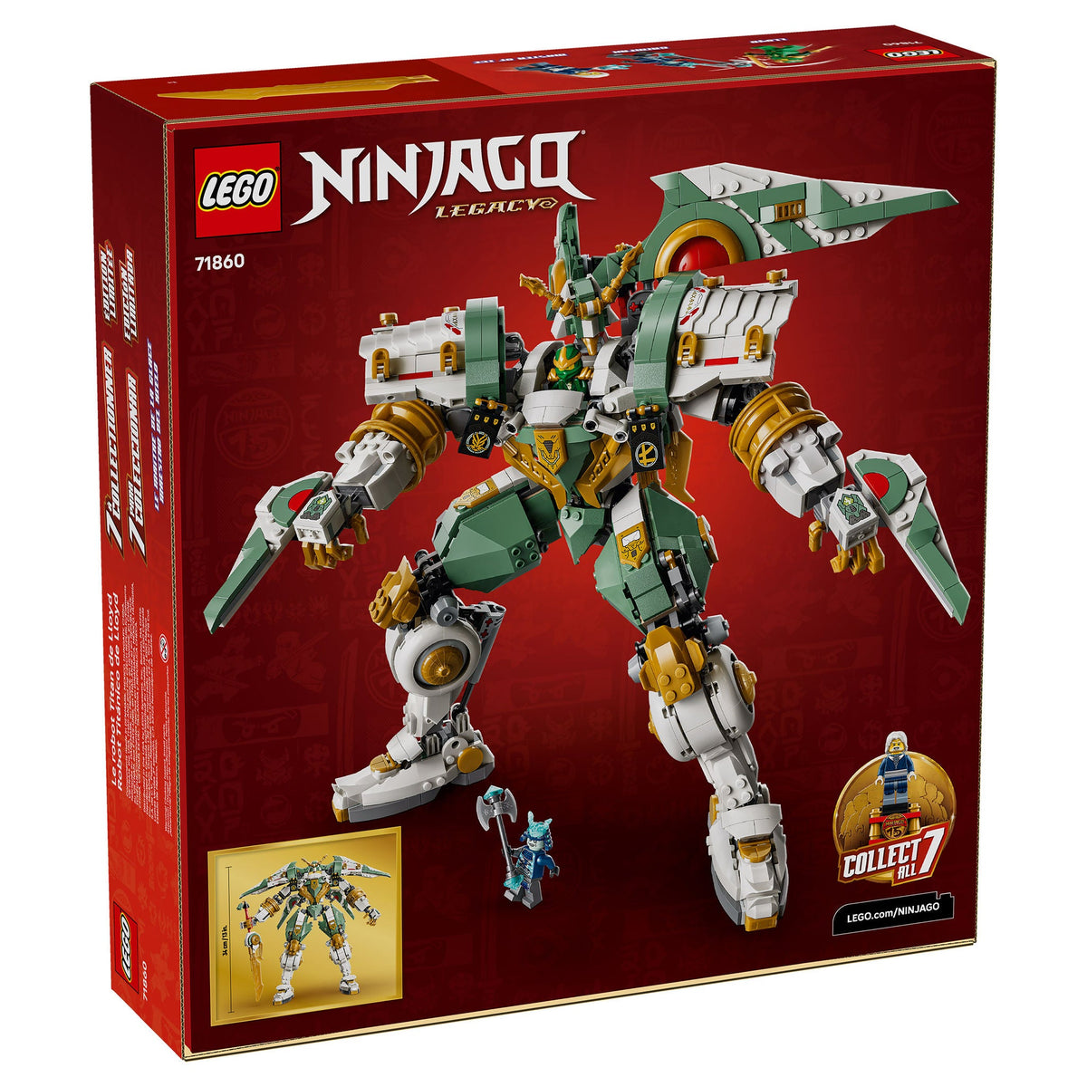 LEGO NINJAGO Lloyd's Titan Mech 15th Anniversary 71860