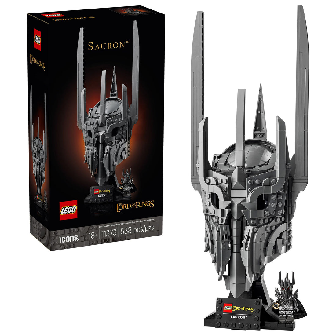 LEGO Icons Lord of the Rings Sauron's Helmet 11373