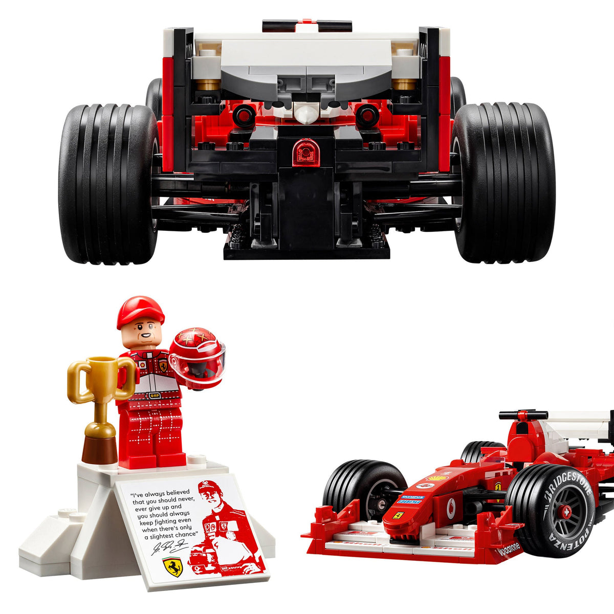 LEGO Icons Ferrari F2004 & Michael Schumacher Model Car 11375