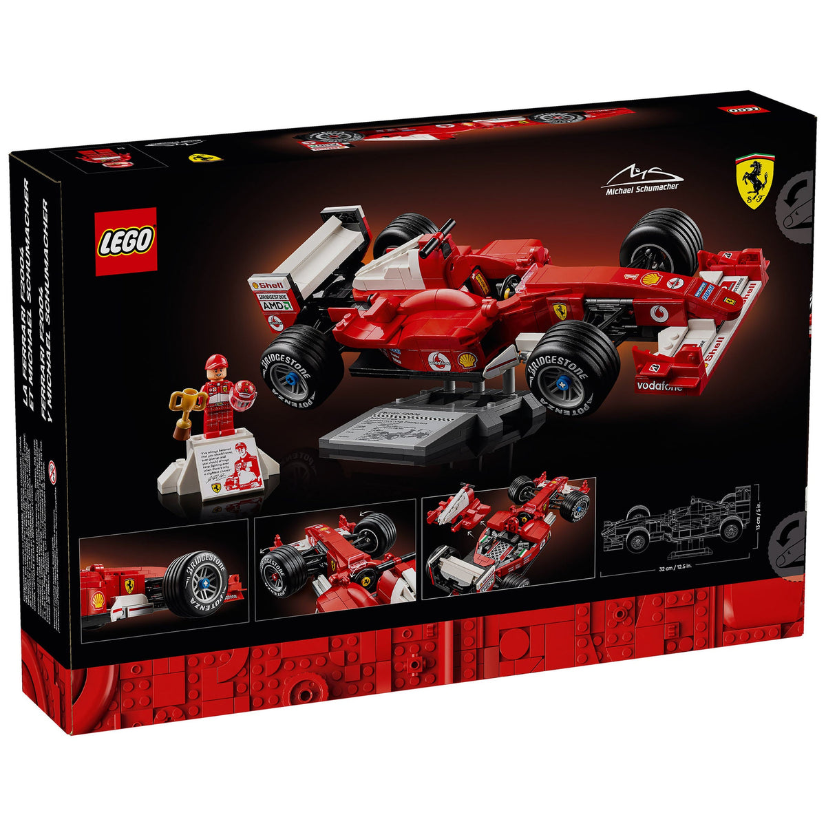 LEGO Icons Ferrari F2004 & Michael Schumacher Model Car 11375