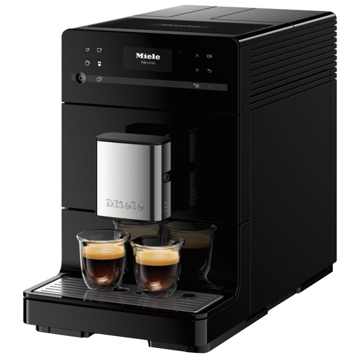 Miele CM5310 Silence Countertop Coffee Machine Obsidian Black