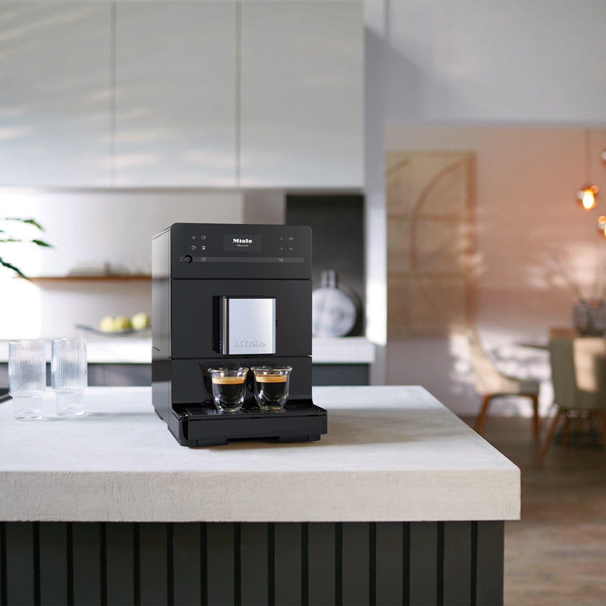 Miele CM5310 Silence Countertop Coffee Machine Obsidian Black