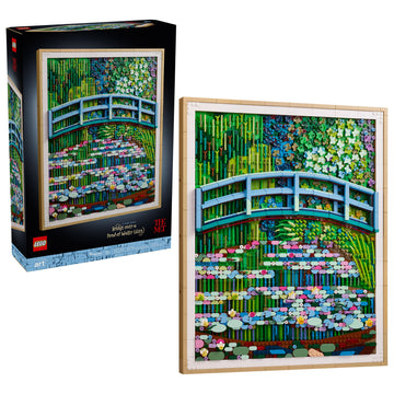 LEGO Art Claude Monet Bridge Over a Pond of Water Lilies 31220