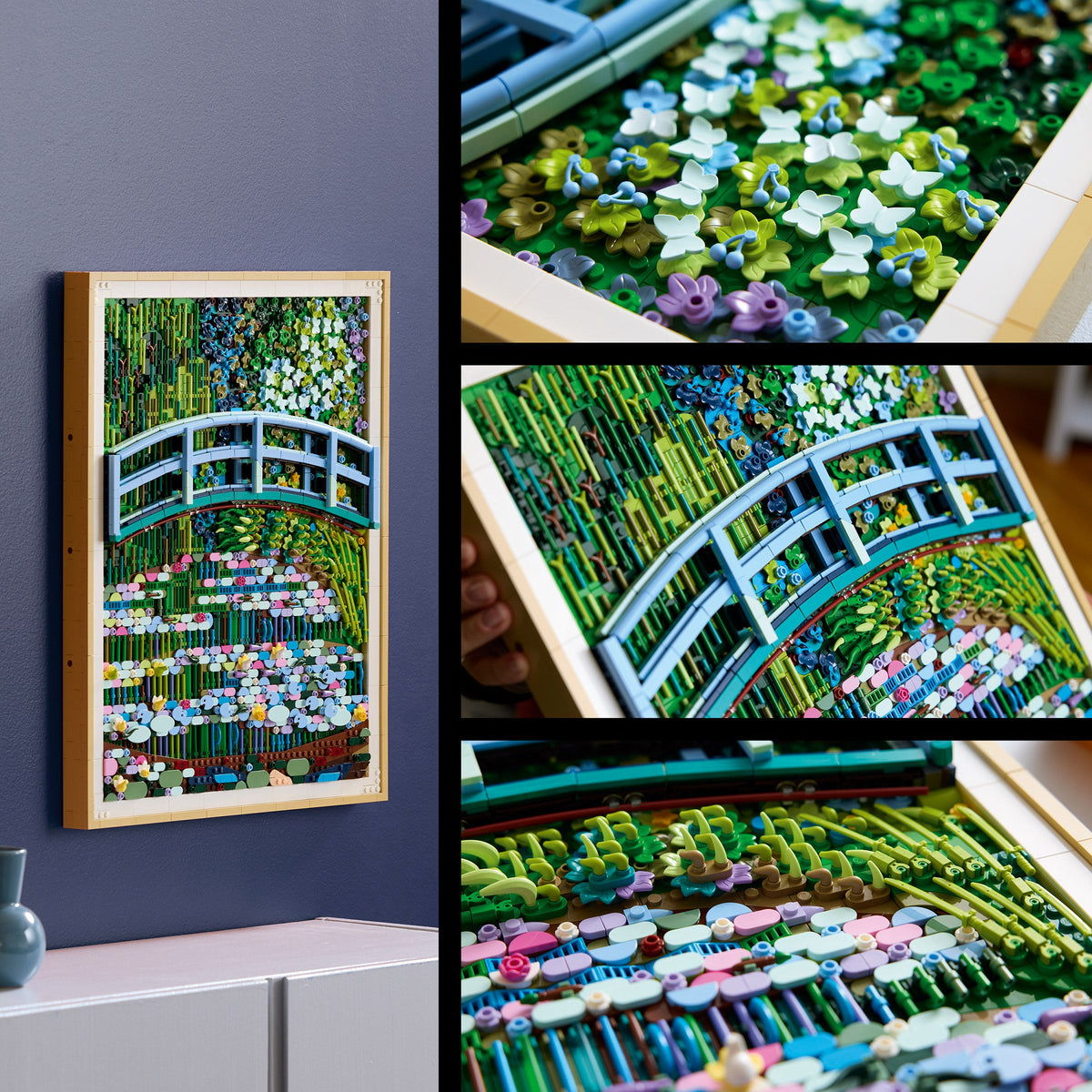 LEGO Art Claude Monet Bridge Over a Pond of Water Lilies 31220