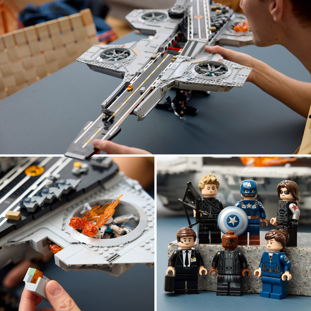 LEGO Marvel S.H.I.E.L.D. Helicarrier 76354 3057-Piece Set