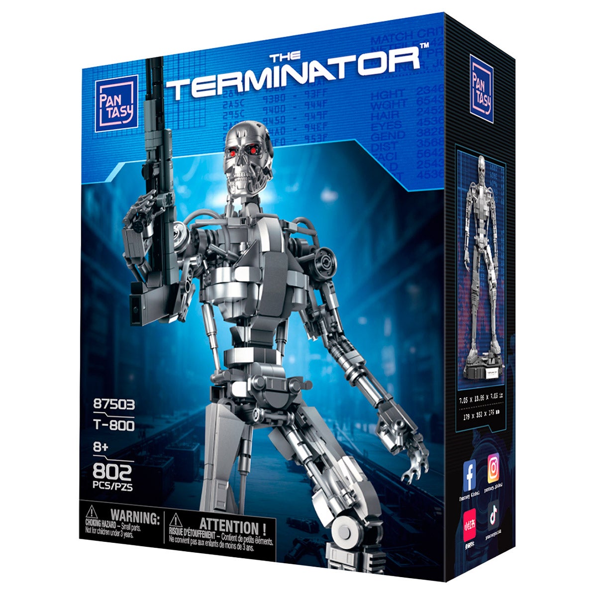 Pantasy Terminator T800 Building Set 789-Piece 87503