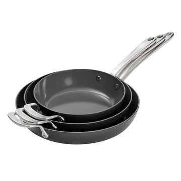 All-Clad Ceramic Non-Stick Skillet Set 3-Piece 4201017126 2069533
