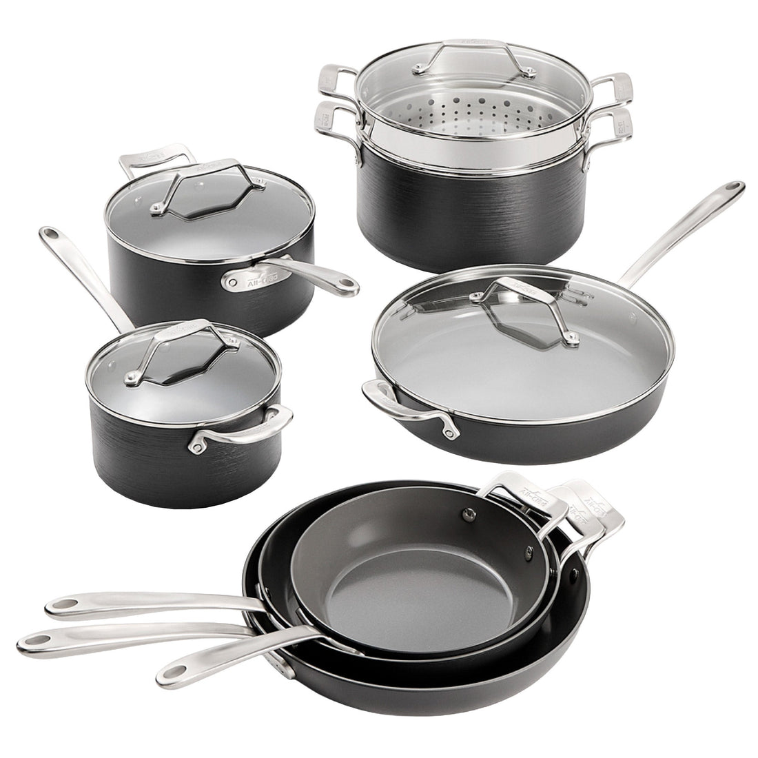 All-Clad Ceramic Non-Stick Cookware Set 12-Piece 4201017130 2069529